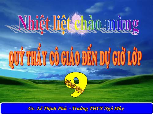 Chương II. §4. Vị trí tương đối của đường thẳng và đường tròn