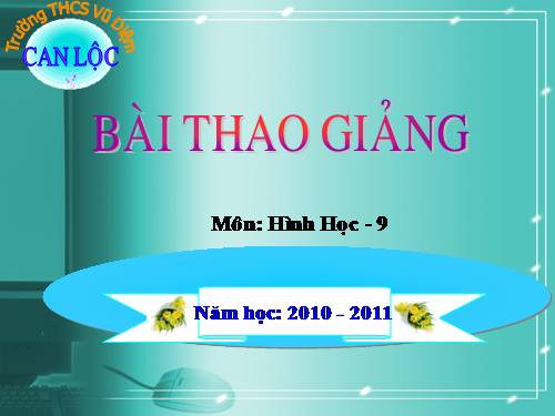 Chương II. §1. Sự xác định đường tròn. Tính chất đối xứng của đường tròn