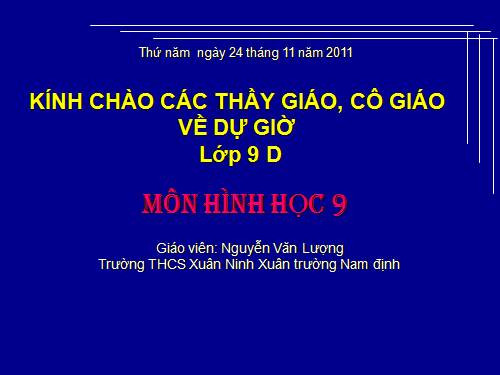 Chương II. §6. Tính chất của hai tiếp tuyến cắt nhau