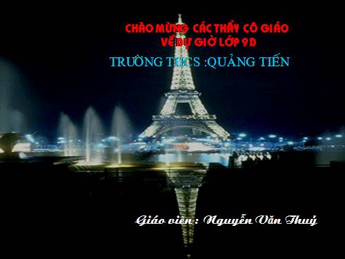 Chương II. §4. Vị trí tương đối của đường thẳng và đường tròn