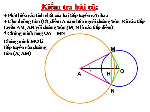 Chương II. §7-8. Vị trí tương đối của hai đường tròn