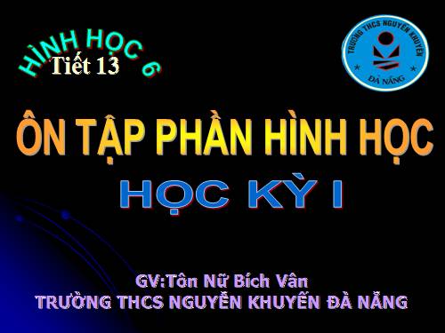 Ôn tập Chương I. Hệ thức lượng trong tam giác vuông