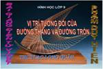 Chương II. §4. Vị trí tương đối của đường thẳng và đường tròn