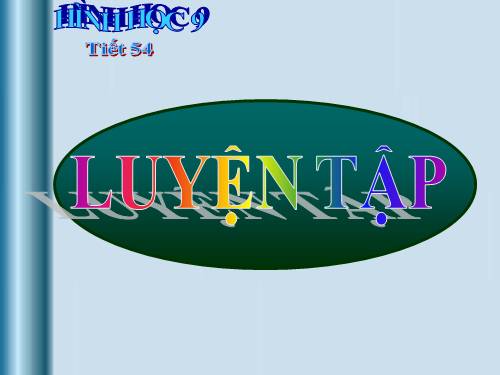 Các bài Luyện tập