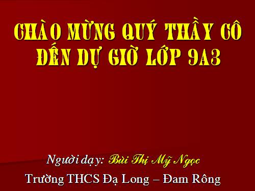 Chương II. §2. Đường kính và dây của đường tròn