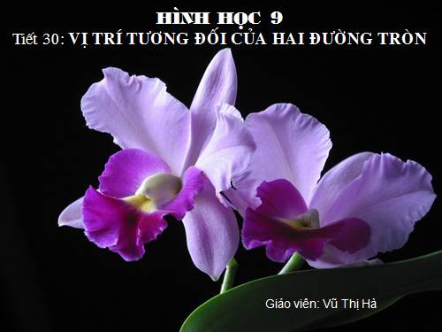 Chương II. §7-8. Vị trí tương đối của hai đường tròn