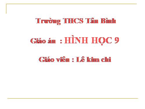 Ôn tập Chương I. Hệ thức lượng trong tam giác vuông