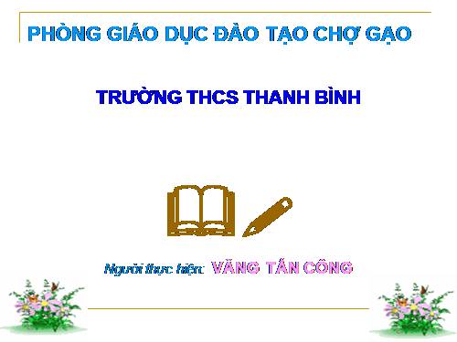 Chương II. §3. Liên hệ giữa dây và khoảng cách từ tâm đến dây