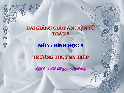 Ôn tập Chương I. Hệ thức lượng trong tam giác vuông