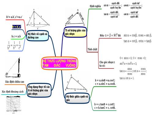 Ôn tập Chương I. Hệ thức lượng trong tam giác vuông