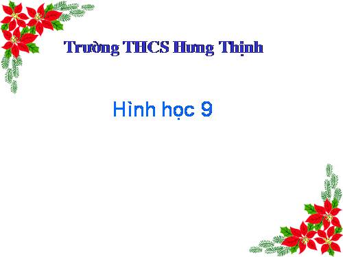 Chương II. §7-8. Vị trí tương đối của hai đường tròn