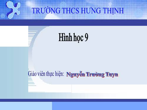 Chương III. §2. Liên hệ giữa cung và dây