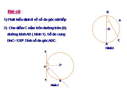 Chương III. §4. Góc tạo bởi tia tiếp tuyến và dây cung