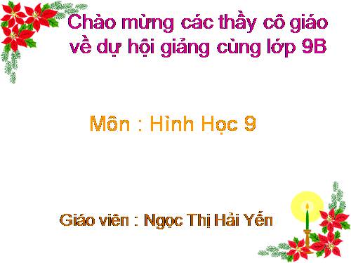 Chương II. §2. Đường kính và dây của đường tròn