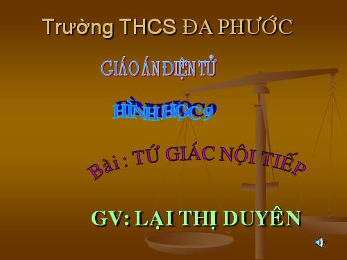 Chương III. §7. Tứ giác nội tiếp