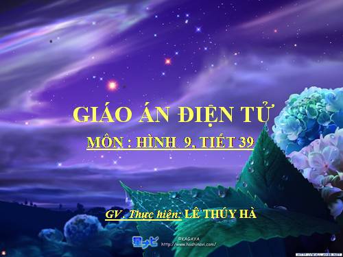 Chương III. §2. Liên hệ giữa cung và dây