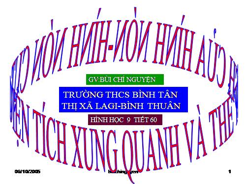 Chương IV. §2. Hình nón - Hình nón cụt - Diện tích xung quanh và thể tích của hình nón, hình nón cụt