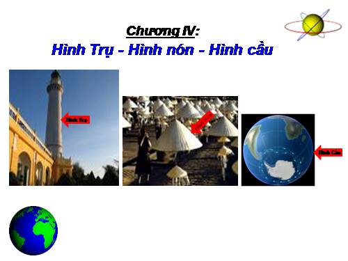 Chương IV. §1. Hình trụ - Diện tích xung quanh và thể tích của hình trụ