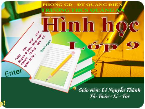 Ôn tập Chương I. Hệ thức lượng trong tam giác vuông