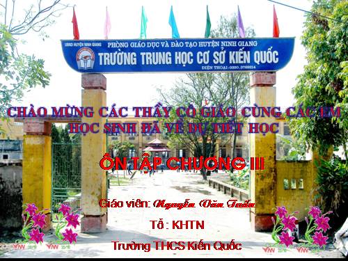 Ôn tập Chương III. Góc với đường tròn