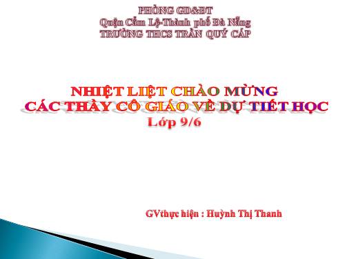 Các bài Luyện tập