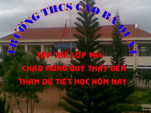 Chương III. §10. Diện tích hình tròn, hình quạt tròn