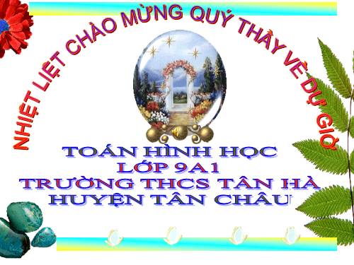 Chương III. §8. Đường tròn ngoại tiếp. Đường tròn nội tiếp