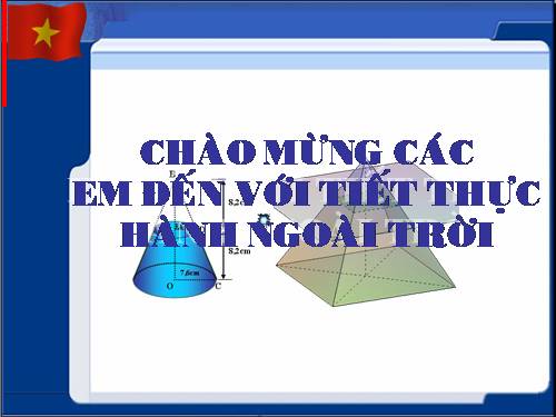 Chương I. §5. Ứng dụng thực tế các tỉ số lượng giác của góc nhọn. Thực hành ngoài trời