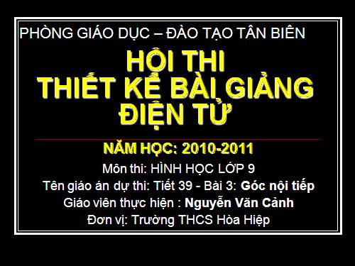 Chương III. §3. Góc nội tiếp
