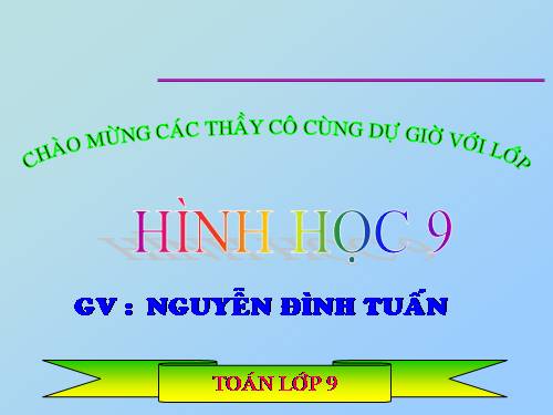 Chương III. §10. Diện tích hình tròn, hình quạt tròn