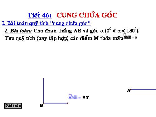 Chương III. §6. Cung chứa góc