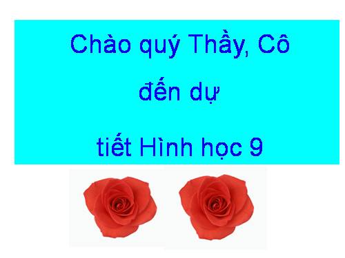 Chương II. §1. Sự xác định đường tròn. Tính chất đối xứng của đường tròn