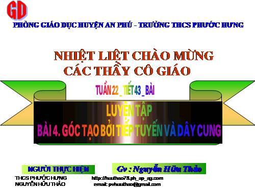 Các bài Luyện tập