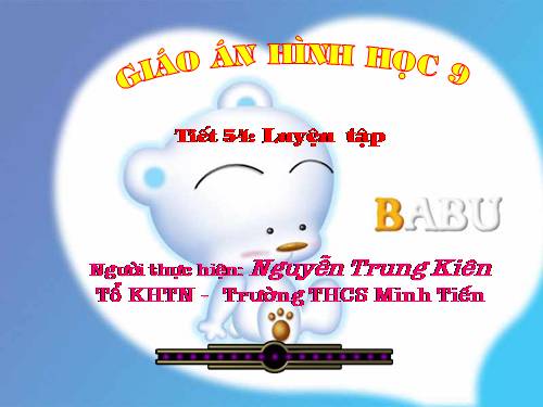 Các bài Luyện tập