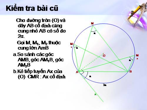 Chương III. §6. Cung chứa góc