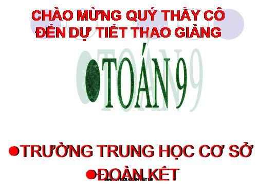 Chương I. §4. Một số hệ thức về cạnh và góc trong tam giác vuông