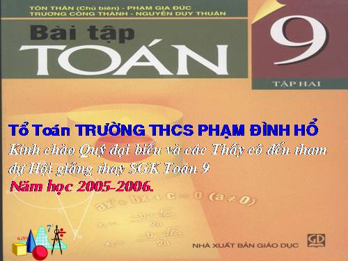 Chương I. §1. Một số hệ thức về cạnh và đường cao trong tam giác vuông