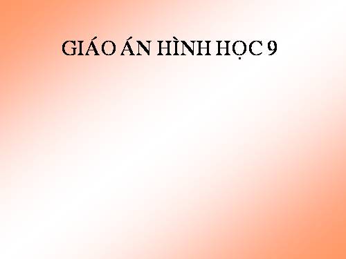 Chương I. §1. Một số hệ thức về cạnh và đường cao trong tam giác vuông