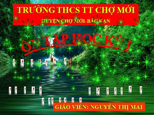 Ôn tập học kì I