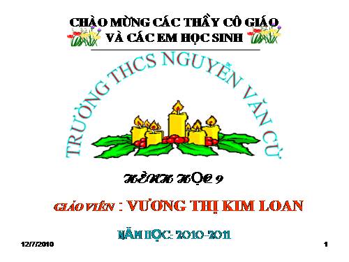 Chương II. §1. Sự xác định đường tròn. Tính chất đối xứng của đường tròn