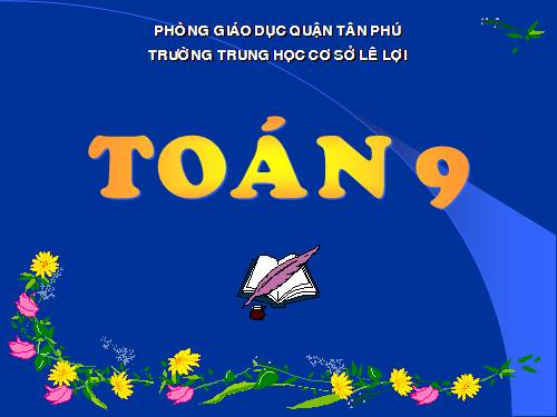 Ôn tập Chương I. Hệ thức lượng trong tam giác vuông