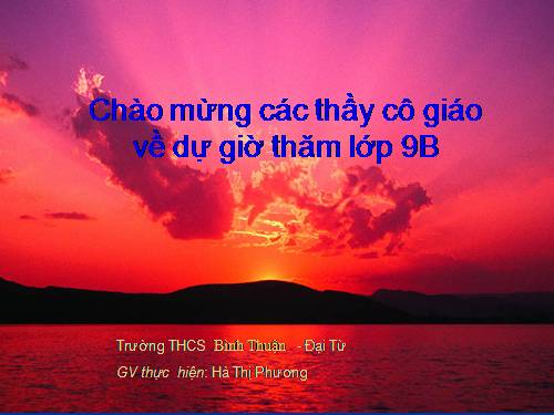 Chương II. §4. Vị trí tương đối của đường thẳng và đường tròn