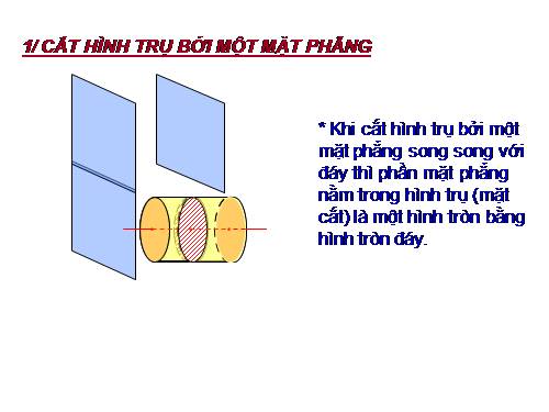 Cắt hình trụ