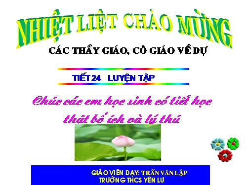 Các bài Luyện tập