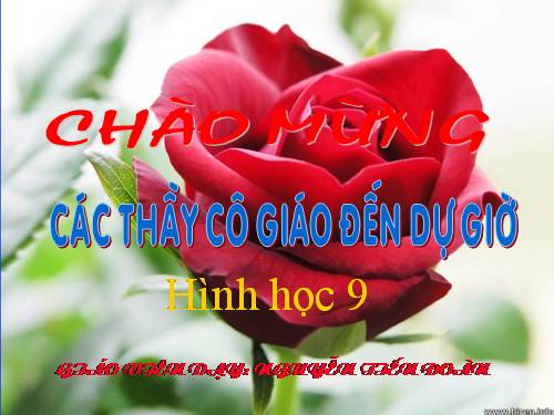 Chương II. §3. Liên hệ giữa dây và khoảng cách từ tâm đến dây