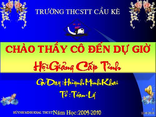 Chương II. §6. Tính chất của hai tiếp tuyến cắt nhau