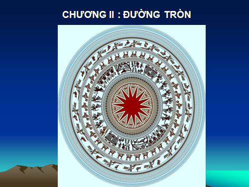 Chương II. §1. Sự xác định đường tròn. Tính chất đối xứng của đường tròn