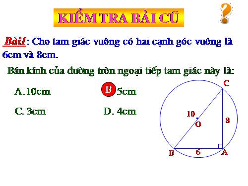 Chương II. §2. Đường kính và dây của đường tròn