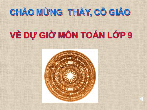 Chương II. §1. Sự xác định đường tròn. Tính chất đối xứng của đường tròn