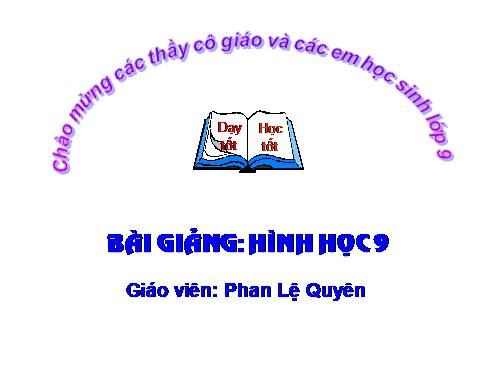 Chương II. §1. Sự xác định đường tròn. Tính chất đối xứng của đường tròn